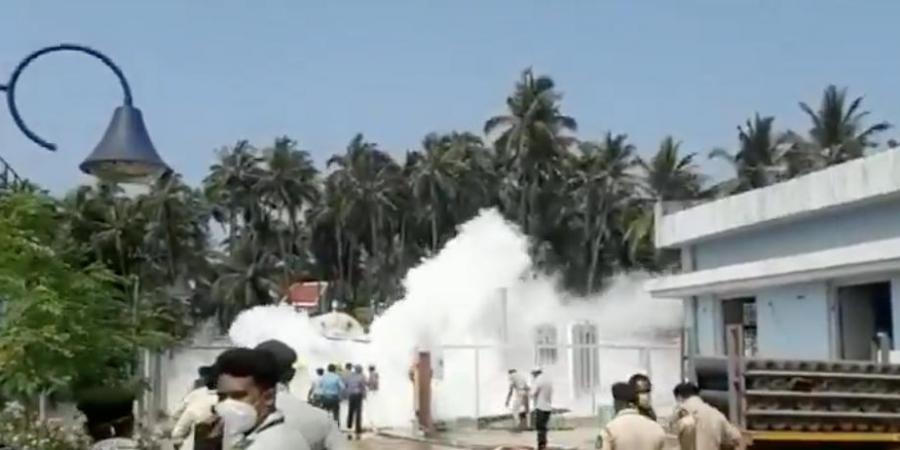 oxygen tank leakage at south goa district hospital