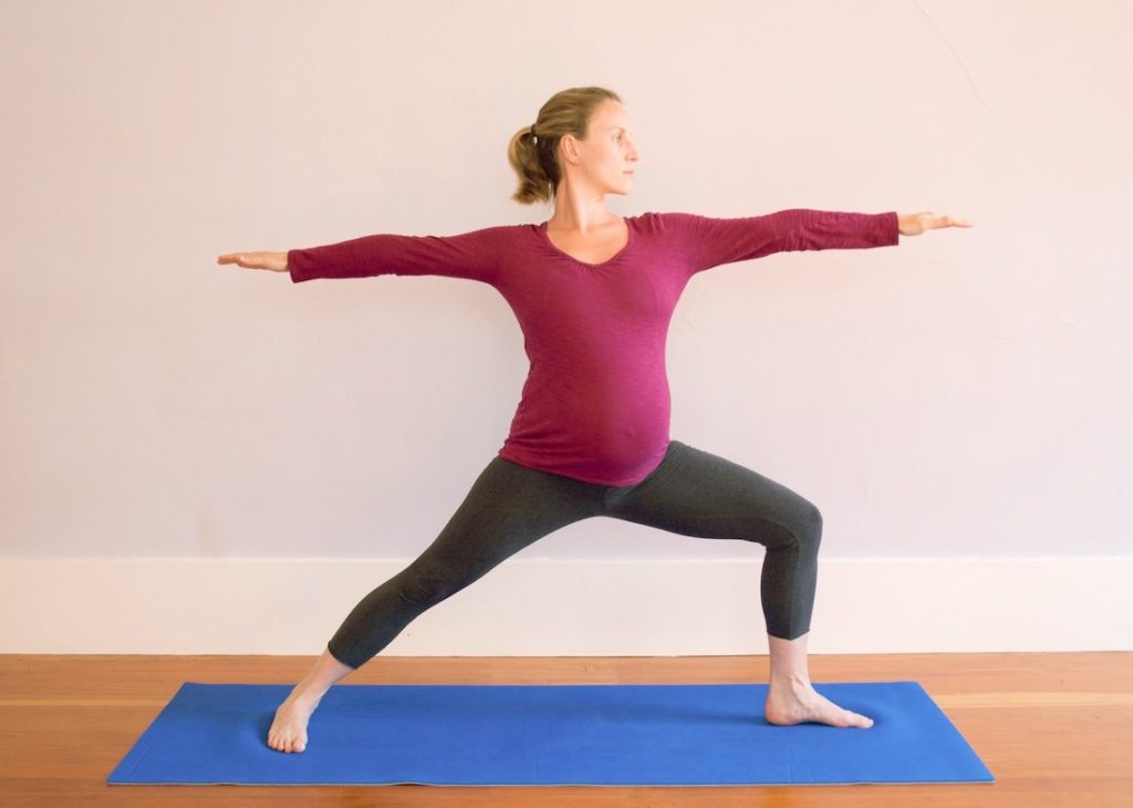 virabhadrasana warrior pose 1 pregnancy