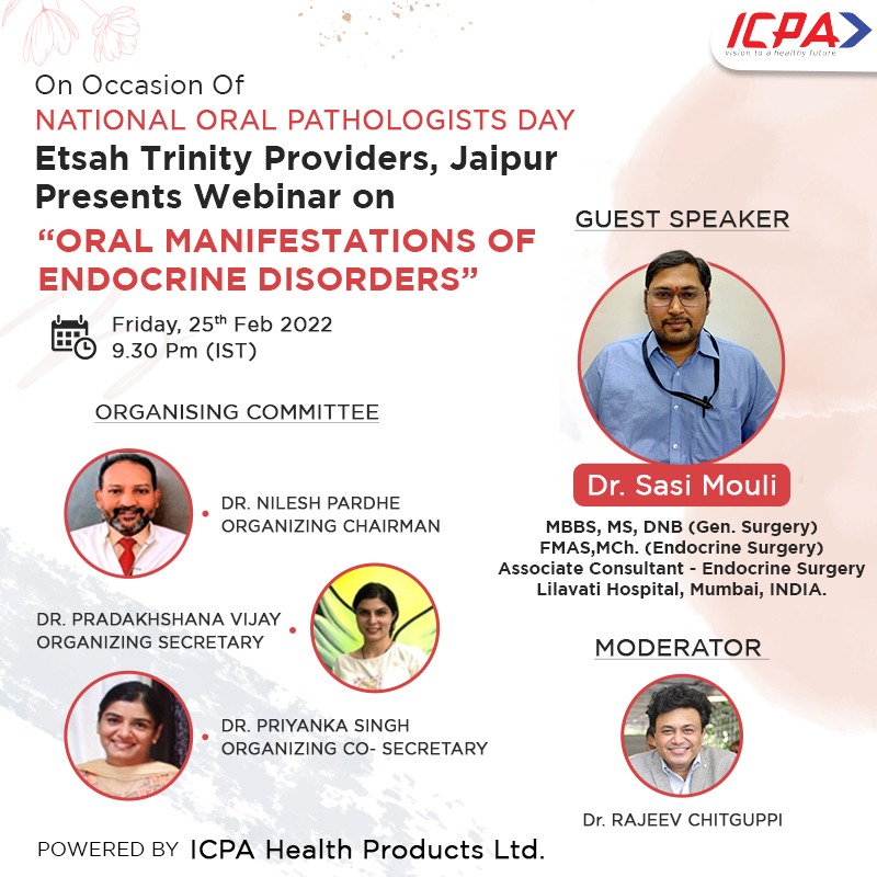 Webinar on Oral manifestation of Endocrine Disorders